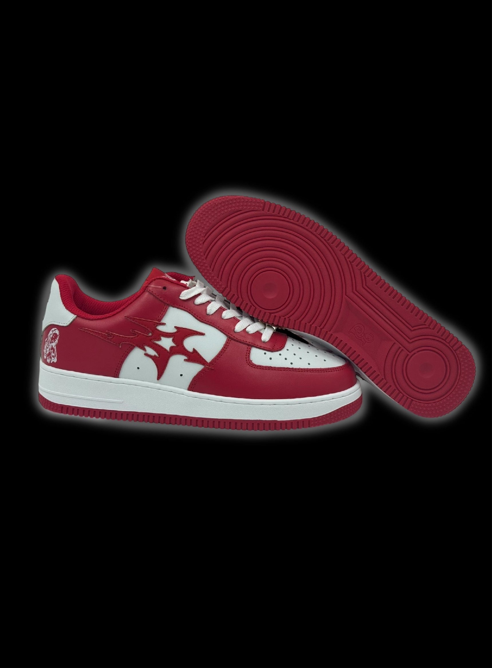 VIRGEN MARY RED SHOES